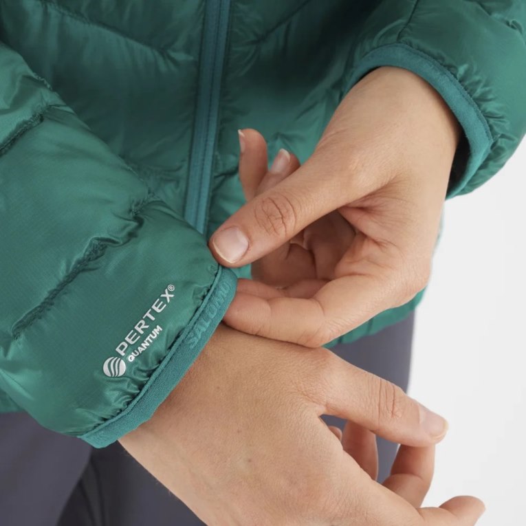 Green Salomon Outline Primaloft Women's Insulated Jackets | IE LG0697